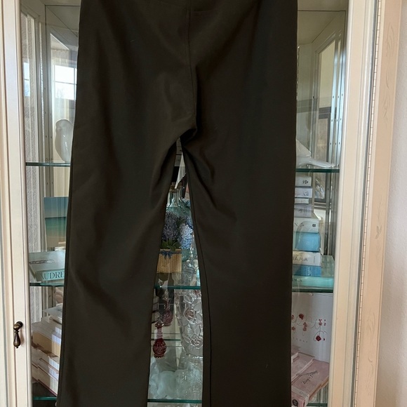 MM LaFleur Olive Green Pants Side Zip Size 10 Stretch - Picture 3 of 5
